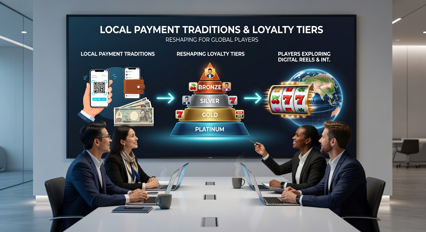 Illustration of loyalty tier progression linked to regional payment traditions in casino gaming