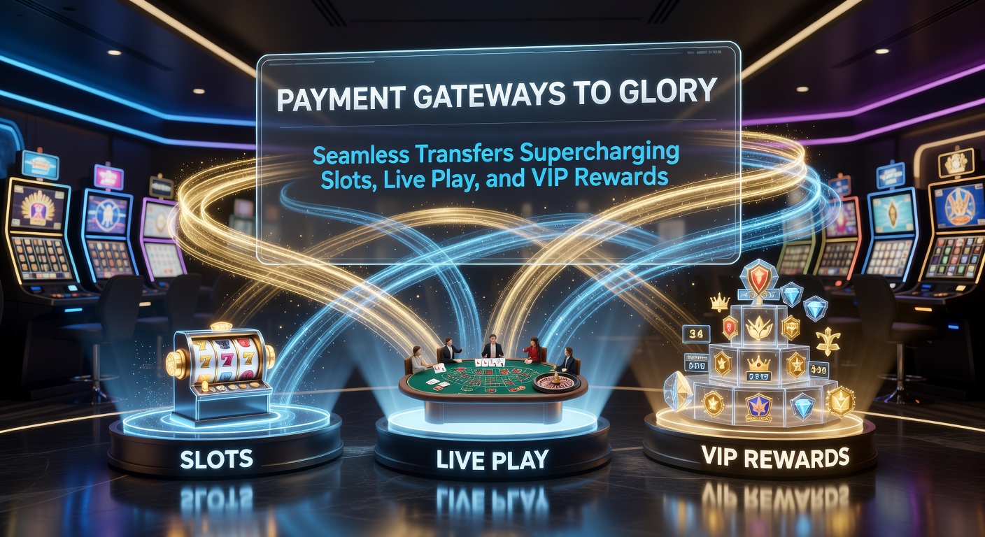 Close-up graphic of secure payment flows connecting player wallets to live casino games and VIP loyalty tiers, highlighting speed and encryption layers