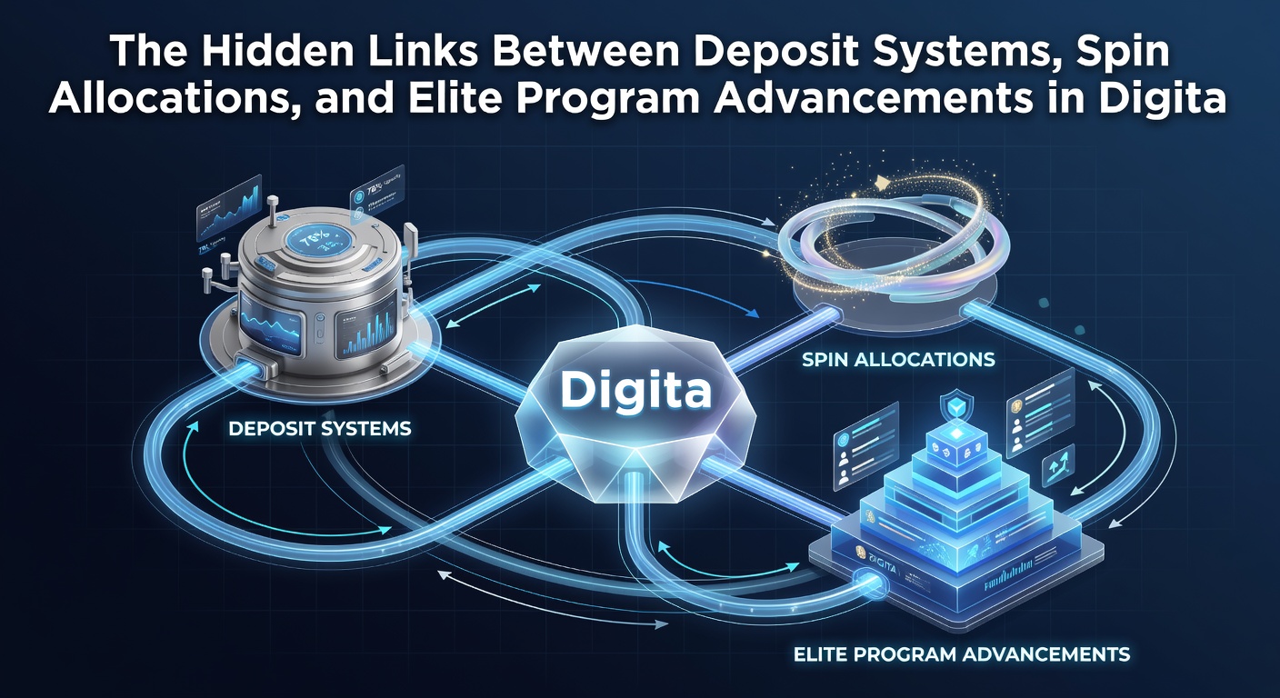 Flowchart diagram illustrating connections between deposit systems, spin allocations, and VIP tier advancements in online slots
